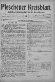 Pleschener Kreisblatt: Amtliches Publicationsblatt fuer den Kreis Pleschen 1903.05.16 Jg.51 Nr39