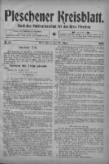 Pleschener Kreisblatt: Amtliches Publicationsblatt fuer den Kreis Pleschen 1903.05.27 Jg.51 Nr42