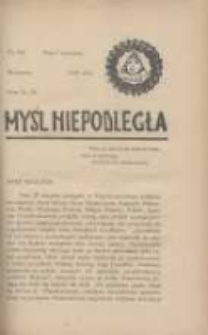 Myśl Niepodległa 1928 Nr923
