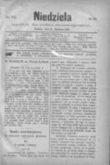 Niedziela: tygodnik dla rodzin chrześcijańskich 1882.01.15 R.8 Nr381