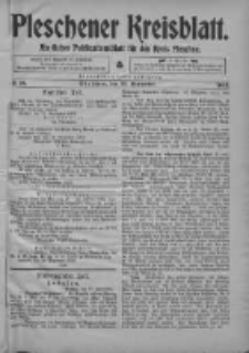 Pleschener Kreisblatt: Amtliches Publicationsblatt fuer den Kreis Pleschen 1903.09.23 Jg.51 Nr76