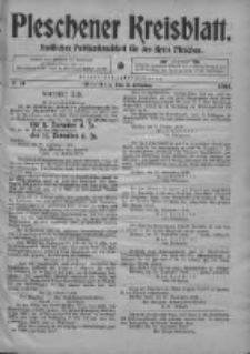 Pleschener Kreisblatt: Amtliches Publicationsblatt fuer den Kreis Pleschen 1903.10.03 Jg.51 Nr79