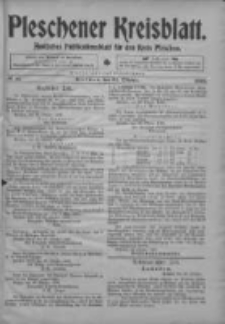 Pleschener Kreisblatt: Amtliches Publicationsblatt fuer den Kreis Pleschen 1903.10.31 Jg.51 Nr87