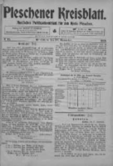 Pleschener Kreisblatt: Amtliches Publicationsblatt fuer den Kreis Pleschen 1903.11.28 Jg.51 Nr95
