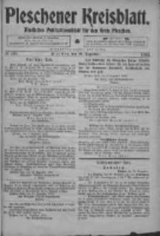 Pleschener Kreisblatt: Amtliches Publicationsblatt fuer den Kreis Pleschen 1903.12.16 Jg.51 Nr100