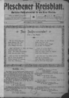 Pleschener Kreisblatt: Amtliches Publicationsblatt fuer den Kreis Pleschen 1904.01.02 Jg.52 Nr1