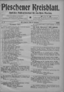 Pleschener Kreisblatt: Amtliches Publicationsblatt fuer den Kreis Pleschen 1904.01.09 Jg.52 Nr3