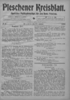 Pleschener Kreisblatt: Amtliches Publicationsblatt fuer den Kreis Pleschen 1904.01.30 Jg.52 Nr9