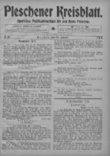 Pleschener Kreisblatt: Amtliches Publicationsblatt fuer den Kreis Pleschen 1904.01.30 Jg.52 Nr9
