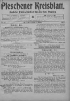 Pleschener Kreisblatt: Amtliches Publicationsblatt fuer den Kreis Pleschen 1904.03.02 Jg.52 Nr18