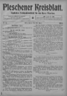 Pleschener Kreisblatt: Amtliches Publicationsblatt fuer den Kreis Pleschen 1904.06.11 Jg.52 Nr47