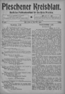 Pleschener Kreisblatt: Amtliches Publicationsblatt fuer den Kreis Pleschen 1904.07.20 Jg.52 Nr58