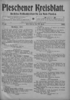 Pleschener Kreisblatt: Amtliches Publicationsblatt fuer den Kreis Pleschen 1904.07.23 Jg.52 Nr59