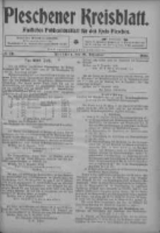 Pleschener Kreisblatt: Amtliches Publicationsblatt fuer den Kreis Pleschen 1904.12.10 Jg.52 Nr99