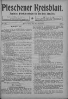 Pleschener Kreisblatt: Amtliches Publicationsblatt fuer den Kreis Pleschen 1904.12.17 Jg.52 Nr101