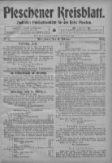 Pleschener Kreisblatt: Amtliches Publicationsblatt fuer den Kreis Pleschen 1905.02.11 Jg.53 Nr12