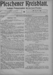 Pleschener Kreisblatt: Amtliches Publicationsblatt fuer den Kreis Pleschen 1905.02.15 Jg.53 Nr13