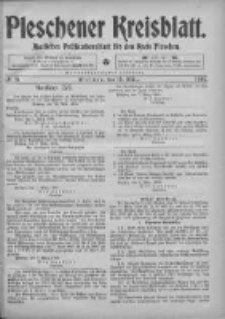 Pleschener Kreisblatt: Amtliches Publicationsblatt fuer den Kreis Pleschen 1905.03.15 Jg.53 Nr21
