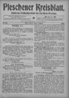 Pleschener Kreisblatt: Amtliches Publicationsblatt fuer den Kreis Pleschen 1905.04.01 Jg.53 Nr26