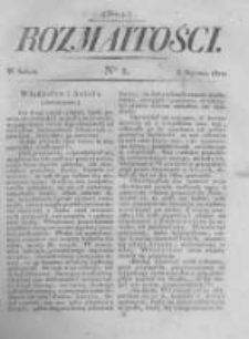 Rozmaitości. Pismo Dodatkowe do Gazety Lwowskiej. 1822 R.2 nr2