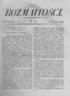 Rozmaitości. Pismo Dodatkowe do Gazety Lwowskiej. 1822 R.2 nr4