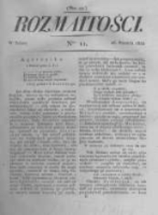Rozmaitości. Pismo Dodatkowe do Gazety Lwowskiej. 1822 R.2 nr11