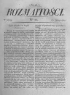 Rozmaitości. Pismo Dodatkowe do Gazety Lwowskiej. 1822 R.2 nr22