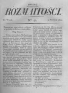 Rozmaitości. Pismo Dodatkowe do Gazety Lwowskiej. 1822 R.2 nr41
