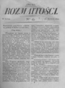 Rozmaitości. Pismo Dodatkowe do Gazety Lwowskiej. 1822 R.2 nr43