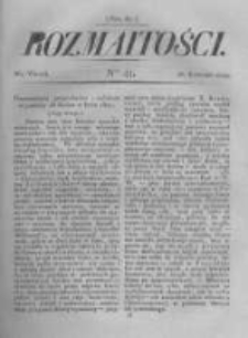 Rozmaitości. Pismo Dodatkowe do Gazety Lwowskiej. 1822 R.2 nr44