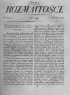 Rozmaitości. Pismo Dodatkowe do Gazety Lwowskiej. 1822 R.2 nr49