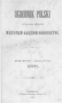 Ogrodnik Polski. 1896 R.18 nr1