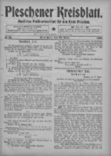 Pleschener Kreisblatt: Amtliches Publicationsblatt fuer den Kreis Pleschen 1905.04.26 Jg.53 Nr33