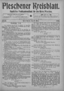 Pleschener Kreisblatt: Amtliches Publicationsblatt fuer den Kreis Pleschen 1905.05.06 Jg.53 Nr36