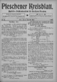 Pleschener Kreisblatt: Amtliches Publicationsblatt fuer den Kreis Pleschen 1905.05.10 Jg.53 Nr37