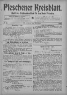 Pleschener Kreisblatt: Amtliches Publicationsblatt fuer den Kreis Pleschen 1905.06.24 Jg.53 Nr50