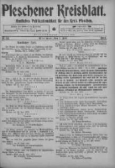 Pleschener Kreisblatt: Amtliches Publicationsblatt fuer den Kreis Pleschen 1905.07.01 Jg.53 Nr52