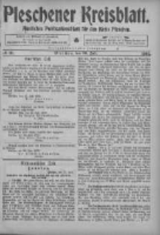 Pleschener Kreisblatt: Amtliches Publicationsblatt fuer den Kreis Pleschen 1905.07.26 Jg.53 Nr59