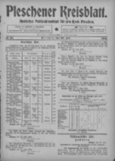 Pleschener Kreisblatt: Amtliches Publicationsblatt fuer den Kreis Pleschen 1905.07.29 Jg.53 Nr60