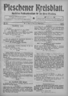 Pleschener Kreisblatt: Amtliches Publicationsblatt fuer den Kreis Pleschen 1905.11.04 Jg.53 Nr88