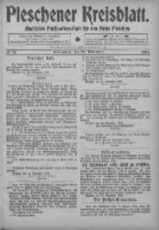 Pleschener Kreisblatt: Amtliches Publicationsblatt fuer den Kreis Pleschen 1905.11.22 Jg.53 Nr93