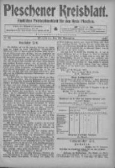 Pleschener Kreisblatt: Amtliches Publicationsblatt fuer den Kreis Pleschen 1905.11.29 Jg.53 Nr95