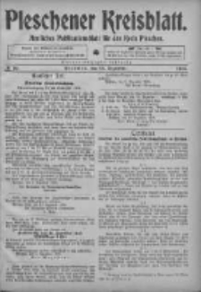 Pleschener Kreisblatt: Amtliches Publicationsblatt fuer den Kreis Pleschen 1905.12.13 Jg.53 Nr99