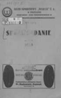 Klub Sportowy "Warta" T.Z. w Poznaniu: sprawozdanie za rok 1930