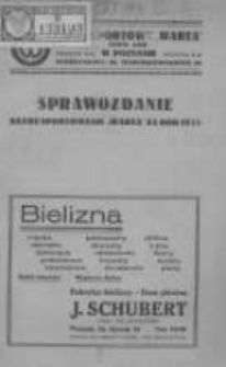Klub Sportowy "Warta" T.Z. w Poznaniu: sprawozdanie klubu sportowego "Warta" za rok 1935