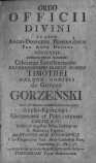 Ordo Officii Divini ad Usum Archi-Dioecesis Posnaniensis Pro Anno Domini MDCCCXXIV...