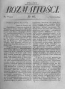 Rozmaitości. Pismo Dodatkowe do Gazety Lwowskiej. 1822 R.2 nr66