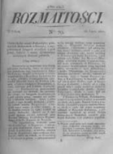 Rozmaitości. Pismo Dodatkowe do Gazety Lwowskiej. 1822 R.2 nr79