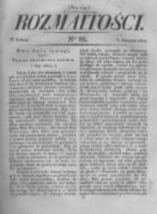 Rozmaitości. Pismo Dodatkowe do Gazety Lwowskiej. 1822 R.2 nr88
