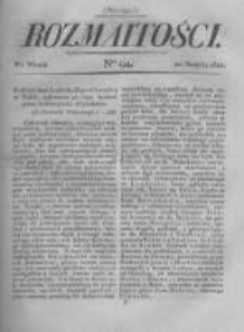Rozmaitości. Pismo Dodatkowe do Gazety Lwowskiej. 1822 R.2 nr94